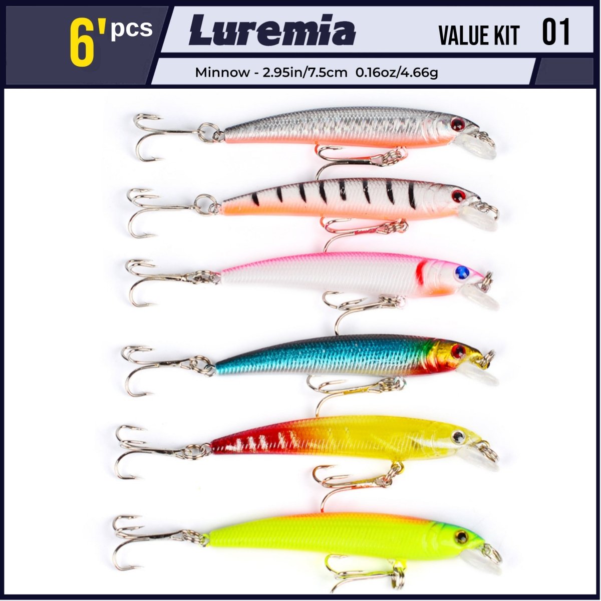 Lure Value Pack 01 (43pcs) - TopwaterValue PackLuremia Fishing